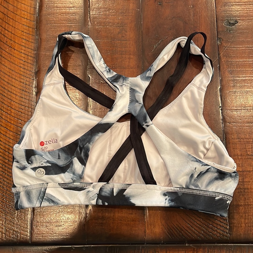 Zella- Floral Sports Bra- Size Small - Picture 2 of 3
